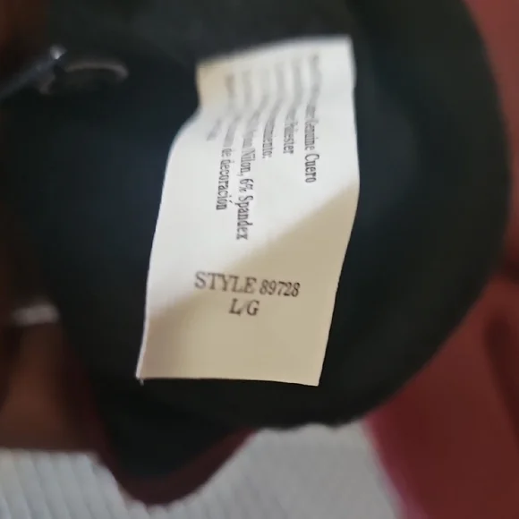 Isotoner Burgundy Genuine Leather Gloves Size L - Picture 7 of 11